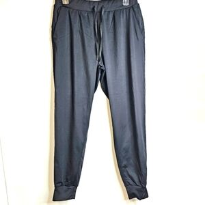 Libin Women's Black Medium Lightweight Quick Dry Running Active  Joggers Pants